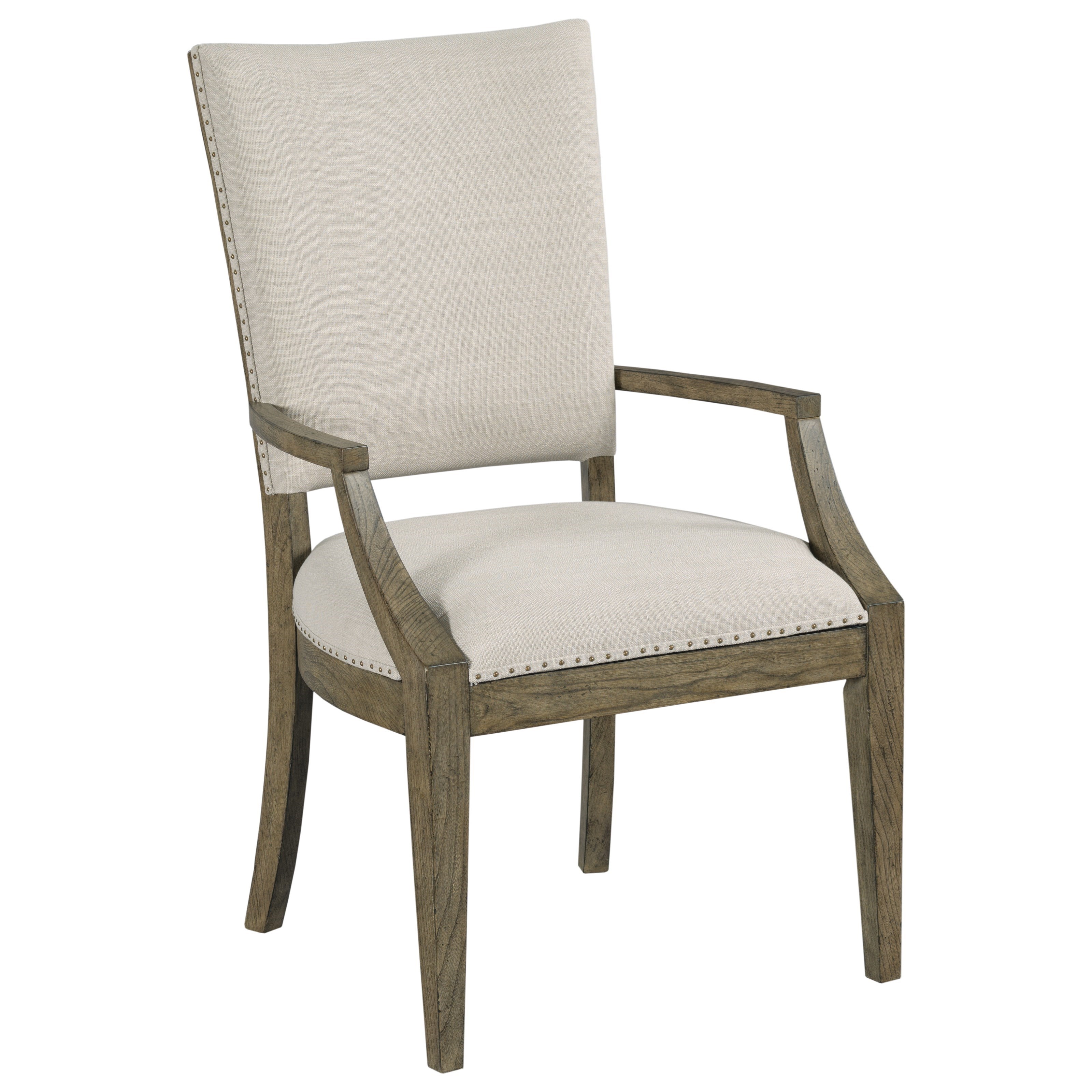 Kincaid Furniture Plank Road Howell Upholstered Dining Arm Chair